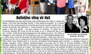 Balletjies vlieg vir HaS